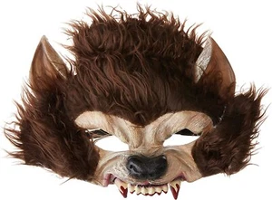Smiffys Werewolf 22711 Half Face Mask - Picture 1 of 3