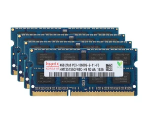 16GB Hynix 4X 4GB 4 G DDR3 1333MHz PC3-10600S 204PIN SODIMM Laptop Memory RAM $D - Picture 1 of 11