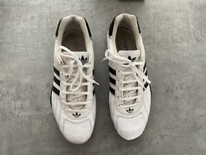 Team Adidas Goodyear  Shoes Trainers White Blue Mens Size 9