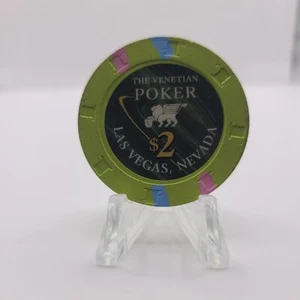 Venetian Hotel Casino Las Vegas Nevada 2024 $2 Poker Chip - Picture 1 of 3