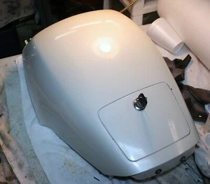 1989 HONDA PACIFIC COAST PC800 GAS FUEL TANK FAIRING COVER+key           (PC-44) - Picture 1 of 12