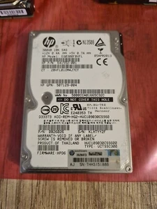 FESTPLATTE HP EG0300FBVFL 641552-001 300GB 10000U/min 64MB CACHE SAS-2 2.5" Zoll - Bild 1 von 1