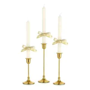 Set of 3 Brass Candlesticks, candle sticks - Picture 1 of 5