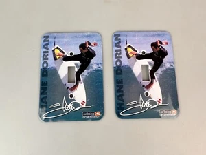 Vintage 2X Shane Dorian Wall Light Switch Plates-Metal - Picture 1 of 4