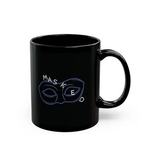 Black Mug (11oz, 15oz) Masked (blk) - Picture 1 of 5