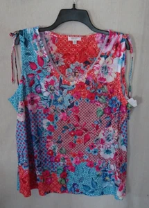 Women's Floral Concepts Sleeveless Sublimation Top Size XXL (20) - Picture 1 of 4