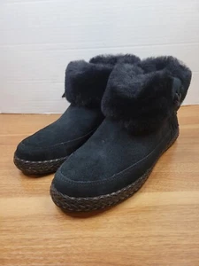 Stivaletti invernali UGG donna 6 Elowen 1113593 neri scamosciati punta tonda - Foto 1 di 8