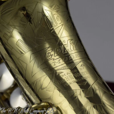 Fantástico saxofón alto King H. N. White Zephyr Eb de colección Foto 1 de 4
