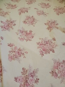 Simply Shabby Chic Duvet Twin Pink Roses Hydrangeas - Picture 1 of 6