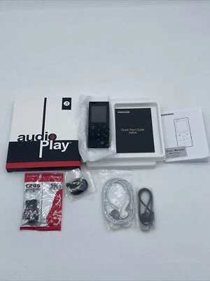 Reproductor de audio Reproductor de MP3 64 GB Tarjeta Tf Bluetooth Grabadora de voz Negro Foto 1 de 4