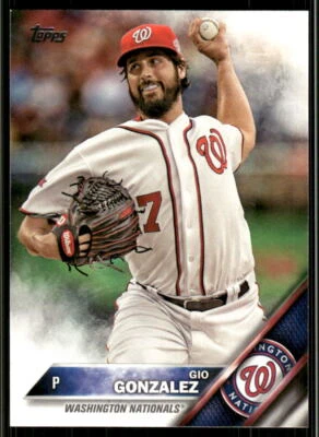 2016 Topps #47 Gio Gonzalez - Image 1 of 2