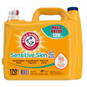170 Fl. Oz. Sensitive Skin plus Fresh Scent Liquid Laundry Detergent, 170 Loads - Picture 1 of 9