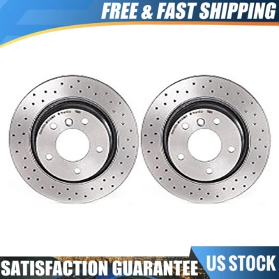 Juego de 2 rotores de freno de disco trasero Brembo para BMW 323Ci 2000-2000 Foto 1 de 3