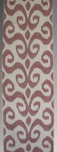 11 Yard HAND MADE UZBEK Natural SILK IKAT ADRAS FABRIC #7395 - Picture 1 of 2