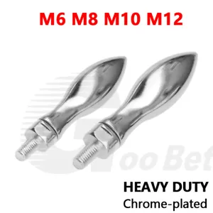 Metal Revolving Grip Lathe Milling Machine Handle M6 M8 M10 M12 Male Thread Stem - Picture 1 of 12
