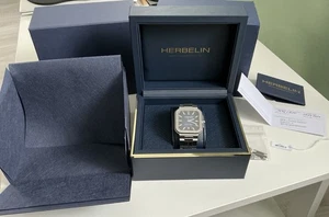 Michel HERBELIN CAP CAMARAT SQUARE Automatikuhr BLAU 1646B15 - Bild 1 von 6