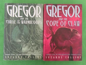 LOT 2 HCDJ UNDERLAND CRONICLES -SUZANNE COLLINS: GREGOR & THE CURSE WARMBLOODS + - Picture 1 of 6