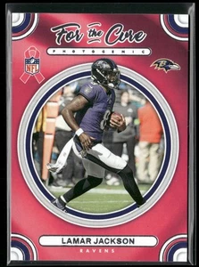 Panini Photogenic #FTC-LJA 2024 Lamar Jackson For the Cure Baltimore Ravens - Imagen 1 de 2