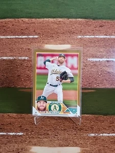 2023 Topps Series 1 - Paul Blackburn Gold Parallel 1294/2023 - Oakland Athletics - Picture 1 of 5
