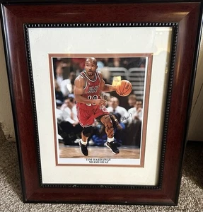 Tim Hardaway Miami Heat, Signed Photo framed - Picture 1 of 4