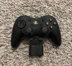 Logitech PlayStation 2 PS2 Controlador Inalámbrico Negro + Dongle PROBADO Envío RÁPIDO - Imagen 1 de 6