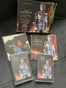 Michael JACKSON History past Present 2 x CASSETTE Epic (Box Set + Booklet) - Picture 1 of 6