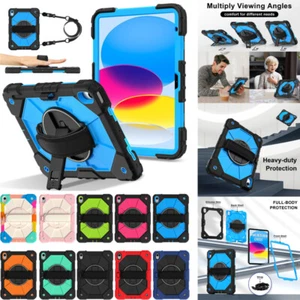 Für iPad 5/6/7/8/9/10/11. Gen A16 2025 Starkstrapaz Stoßdämpf Etui Ständer Case - Bild 1 von 122