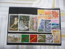 timbres France oblitérés lot de l'année 1972 cote 6,85€