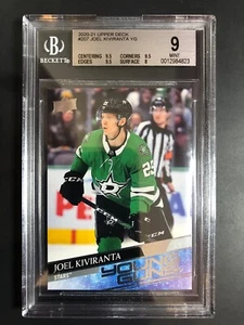 2020-21 Upper Deck Young Guns Rookie Joel Kiviranta BGS 9 - Picture 1 of 2
