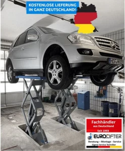 Unterflur Scheren Hebebühne Einbau Scheren Bühne 3500K jetzt mit 2 fach Auszug - Bild 1 von 21