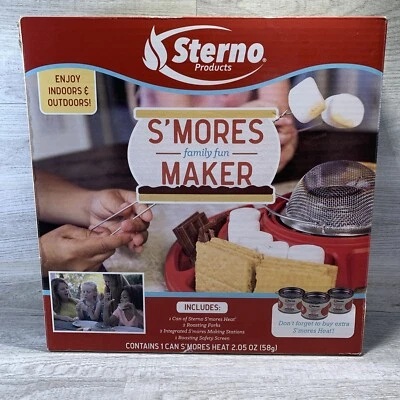 Sterno S'Mores Maker (Red) Camping Kit - Indoor / Outdoor - Family Fun NOB! - Image 1 of 4