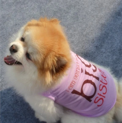 Various Pet Puppy Small Dog Cat Pet Clothes Dress Vest T Shirt Apparel Clothes — 第 1/4 张图片