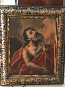 ESTASI DI SANTO - OLIO SU TELA - SECOLO XVIII - Foto 1 di 5