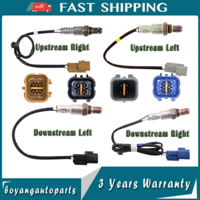 4pcs Oxygen Sensor Up+Downstream Sensor for 2014 2015 2016 2017 2018 Kia Sedona - Image 1 of 4