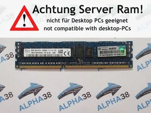 SK Hynix 8 GB DDR3-1600 PC3-12800R (DDR3-1600) HMT41GR7AFR4C-PB CL11 15 V RAM - Picture 1 of 1
