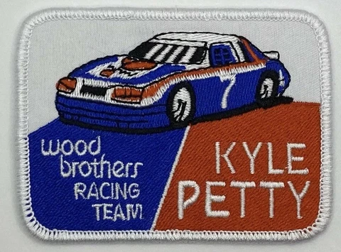 Kyle Petty Wood Brothers NASCAR Racing Cap Hat Jacket Patch Vintage Retro Style Cover