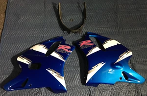EXCELLENT OEM Suzuki 3pc Main Side Fairing Set GSXR600W GSXR750W - Picture 1 of 22