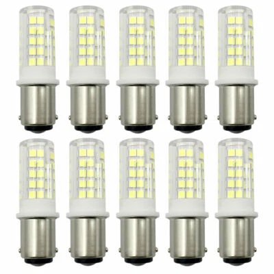 10x BA15D 1142 64-2835 LED Lights Bulb Corn Light Lamp Fit Singer 221/301A/401A - Image 1 of 4