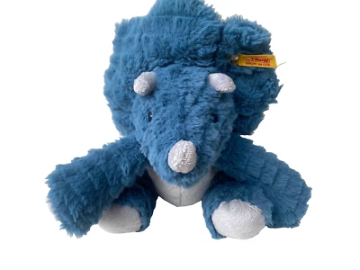 Steiff Dixi Triceratops Kuscheltier/Plüschtier 26 cm hoch Guter Zustand - Bild 1 von 4