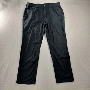 Pantalone uomo Orvis gamba dritta piatto davanti blu kaki taglia effettiva 36x29 - Foto 1 di 6