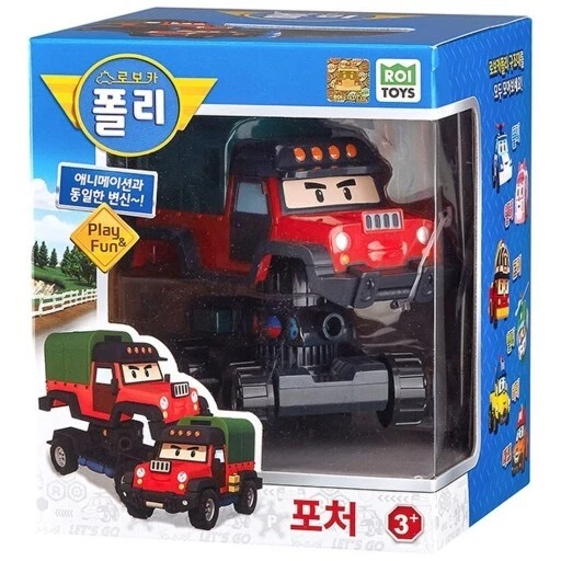 Academy Robocar POLI 4-Inch Transforming Robot Poacher – Cunning Villain Car Toy - Image 1 of 4