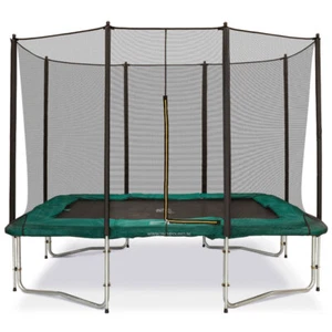 Rechteckige trampolin 214 x 305 cm mit sicherheitsnetz Grün Magic Jump rechteck - Bild 1 von 10