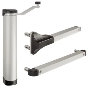 Cerrador hidráulico LOCINOX LION-ZILV 90° 180° Cerrador 75 kg PLATA - Imagen 1 de 7
