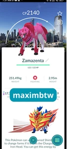 Shiny Zamazenta background New Jersey Go Fest 2025 ✨Pokemon Trade✨ - Picture 1 of 1