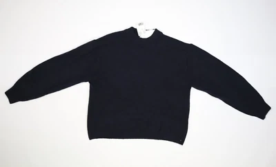 Suéter H&M Mujer Pequeño Azul Pullover Cuello Redondo Mezcla de Lana Tejido Suave Nuevo Foto 1 de 4