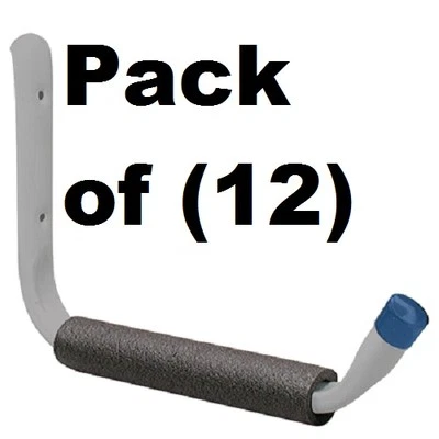 (12) Ganchos de almacenamiento de garaje/herramienta/escalera brazo enorme ea Crawford HGSH 12" Foto 1 de 4