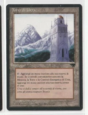 Urza's Tower  Error {Bubbles} - Winter - Spanish Antiquities  NrMint  MTG - Aliz - Image 1 of 2