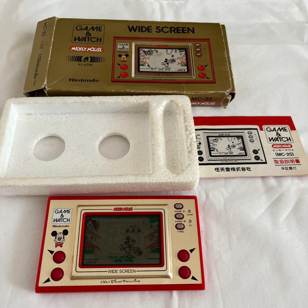 任天堂 - 1981年製　GAME&amp;WATCH MICKEY MOUSE Game & Watch: Mickey Mouse [Handheld Longplay] (1981