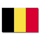 Autocollant magnétique voiture drapeau belge de Bruxelles, 4x6 pouces