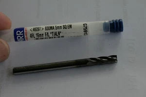 Garr 5mm End Mill SQ EM 4FL 16mm F/L *TiALN* 46097 - Picture 1 of 3